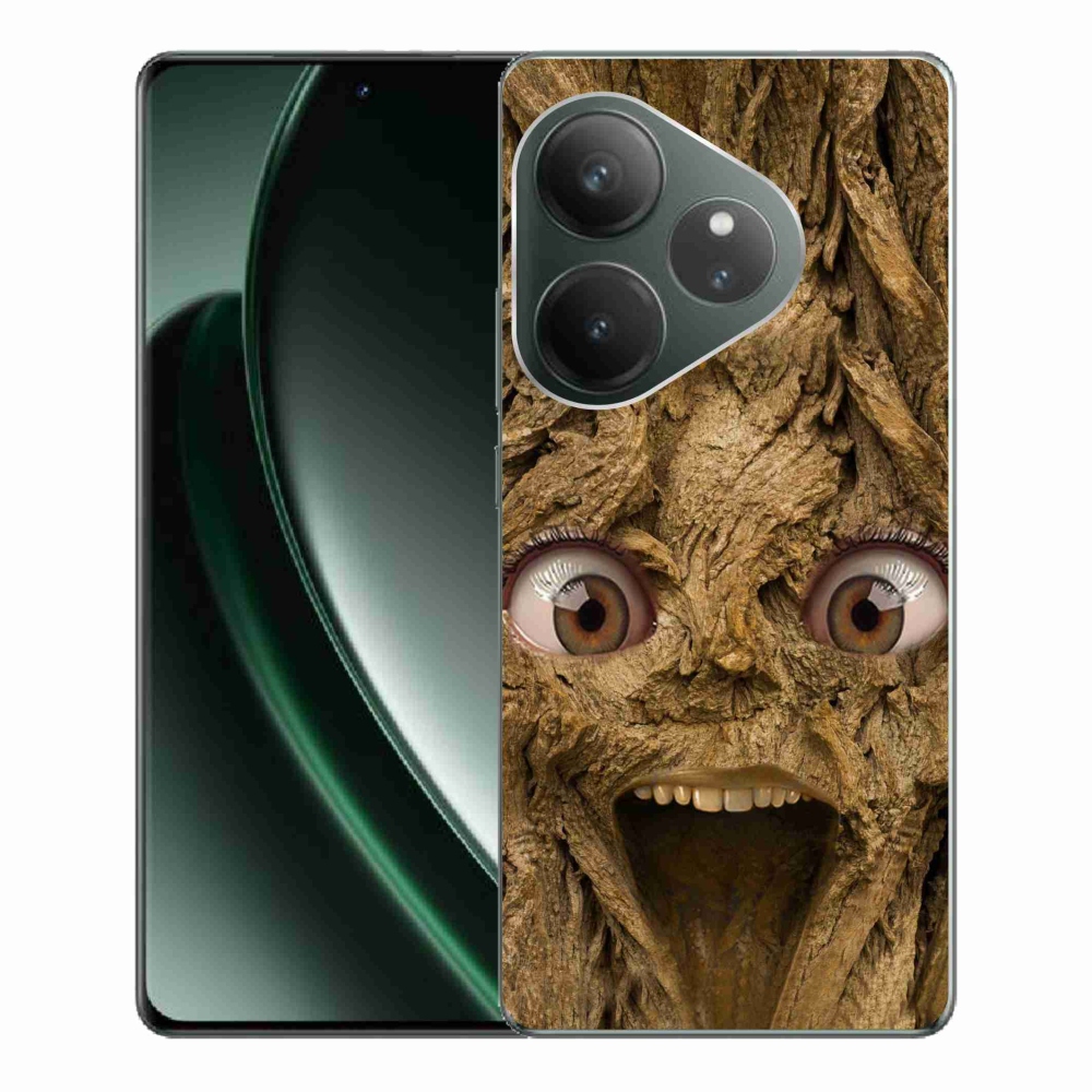 Gelový kryt mmCase na Realme GT 6 5G/GT 6T 5G - veselý strom s očima