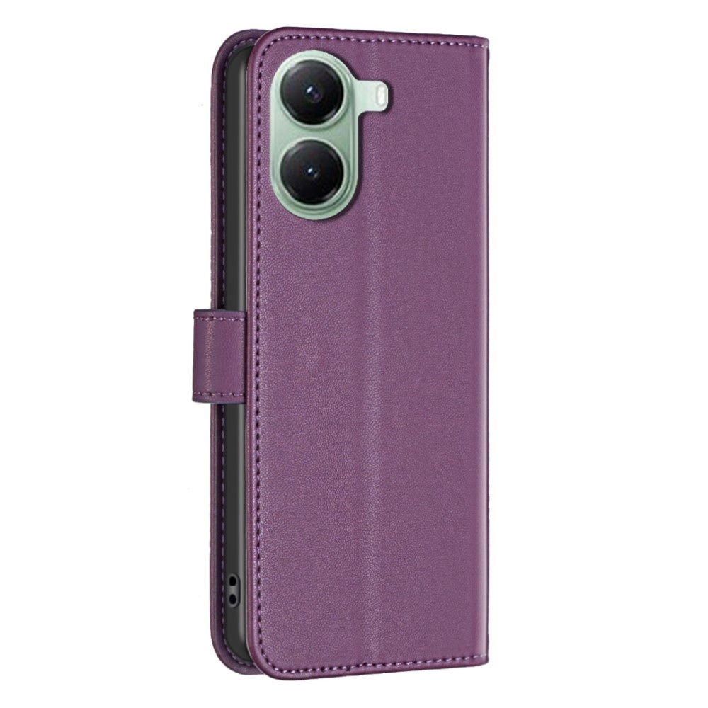 BNF knížkové pouzdro na Xiaomi Poco X7 Pro 5G - tmavěfialové