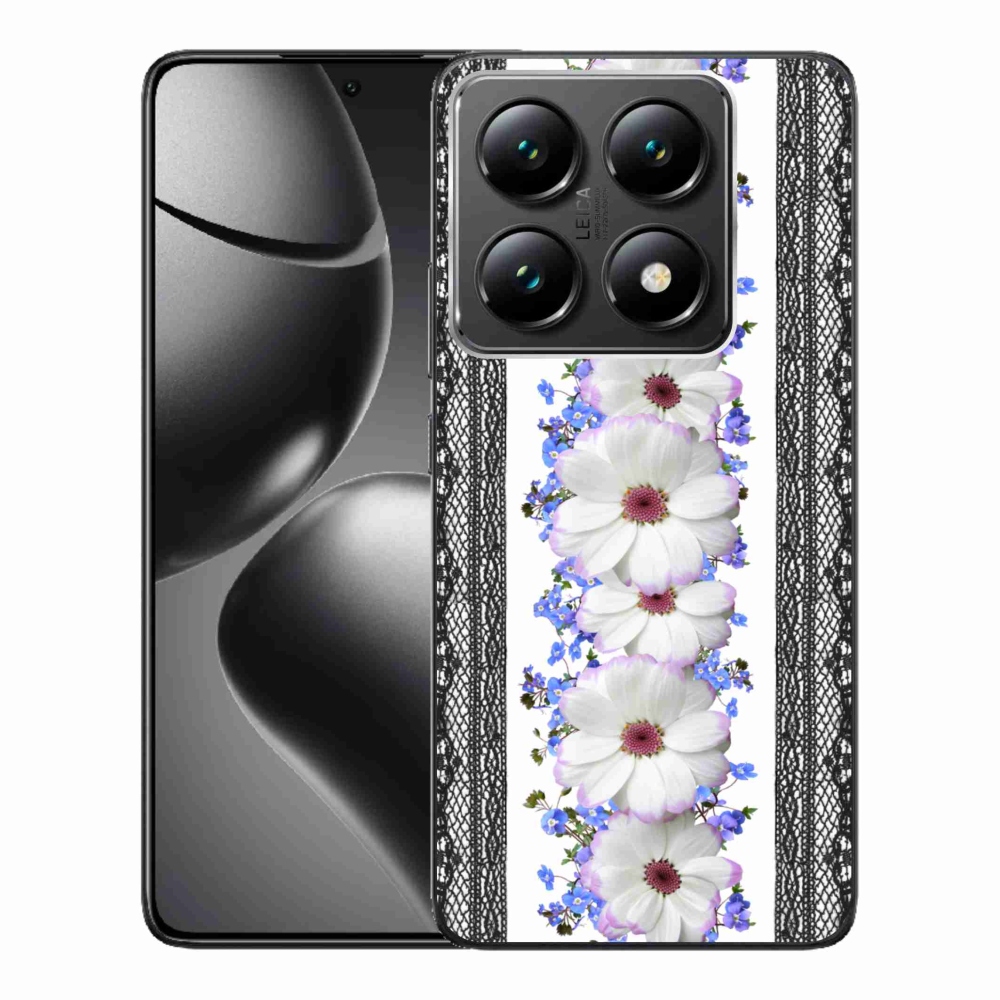 Gelový kryt mmCase na Xiaomi 14T Pro - květiny 8