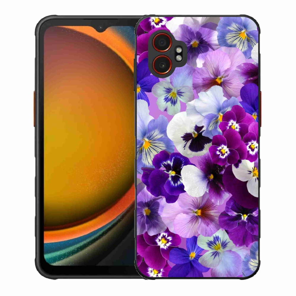 Gelový kryt mmCase na Samsung Galaxy Xcover 7 Pro - květiny 9