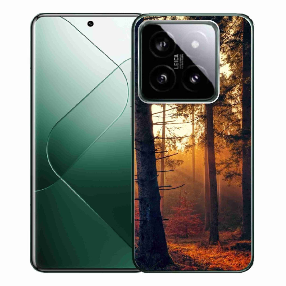 Gelový obal mmCase na Xiaomi 14 Pro - les