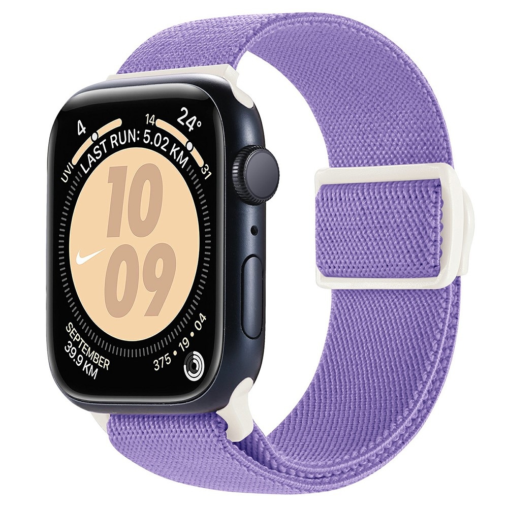 Gradient nylonový řemínek na Apple Watch Ultra/Ultra 2 49mm/SE/SE 2022/2023 44mm/9/8/7 45mm/6/5/4 44mm/3/2/1 42 mm - fialový