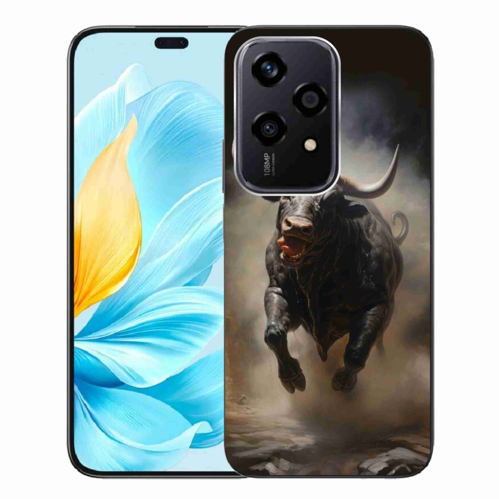 Gelový kryt mmCase na Honor 200 Lite 5G - rozzuřený býk
