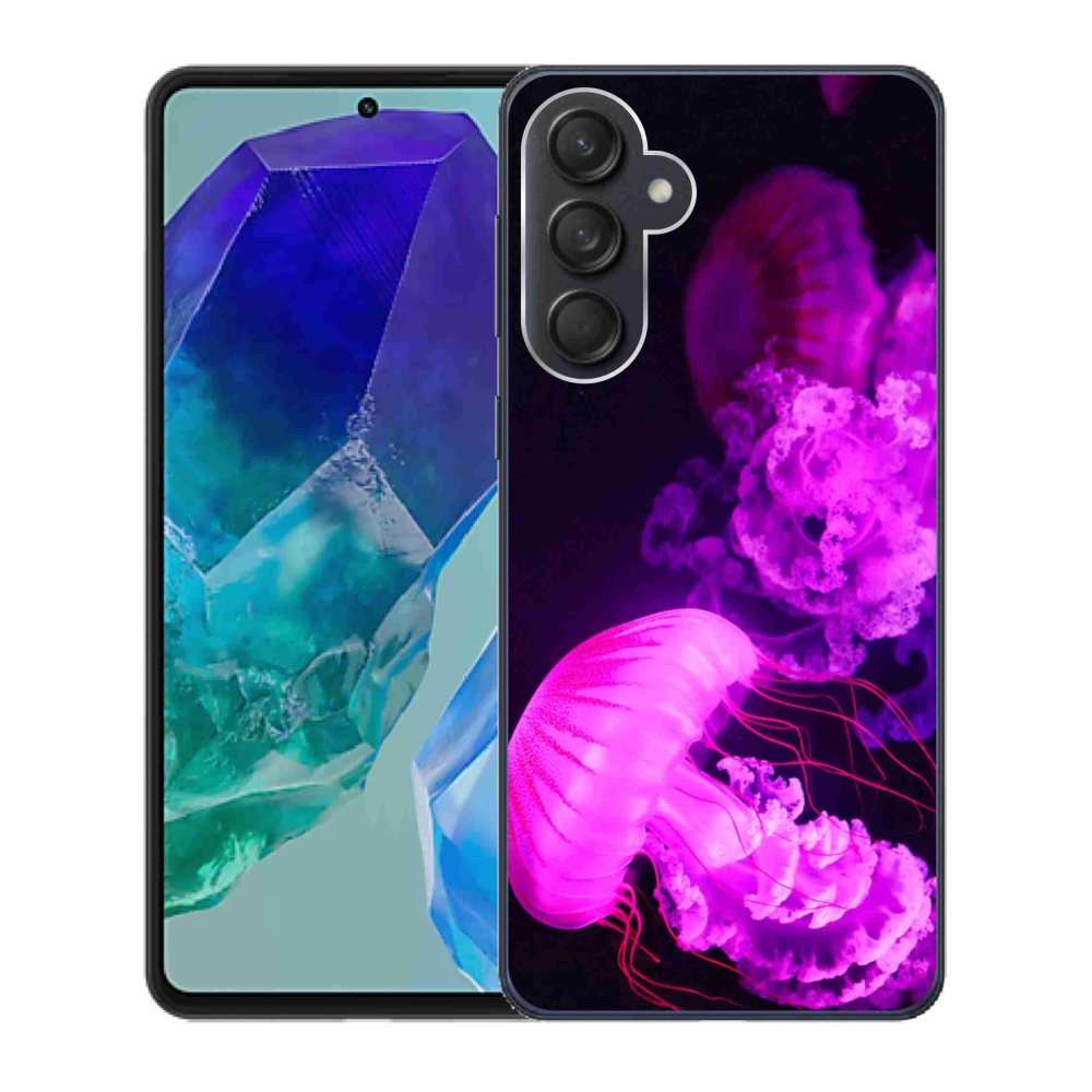 Gelový kryt mmCase na Samsung Galaxy M55 5G - medúza 1