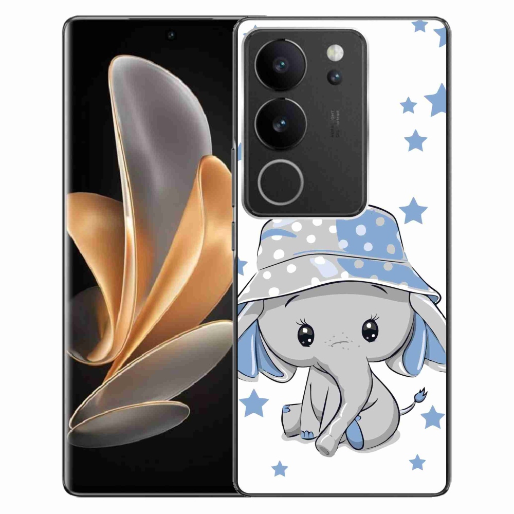 Gelový kryt mmCase na Vivo V29 5G - modrý slon