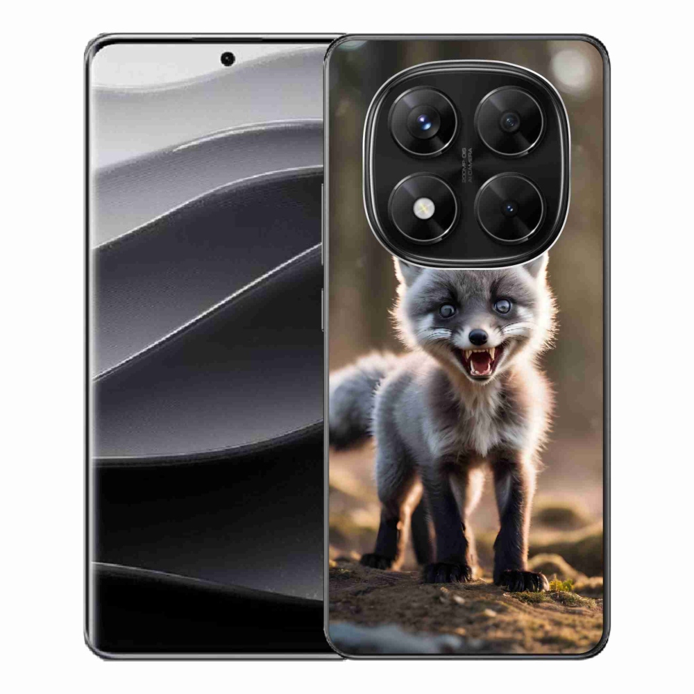 Gelový kryt mmCase na Xiaomi Redmi Note 14 Pro 5G/Poco X7 5G - rozzuřená liška
