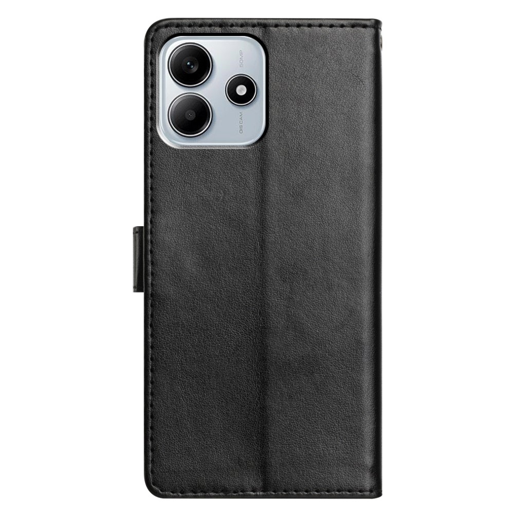 Clots knížkové pouzdro na Xiaomi Redmi Note 14 5G - černé