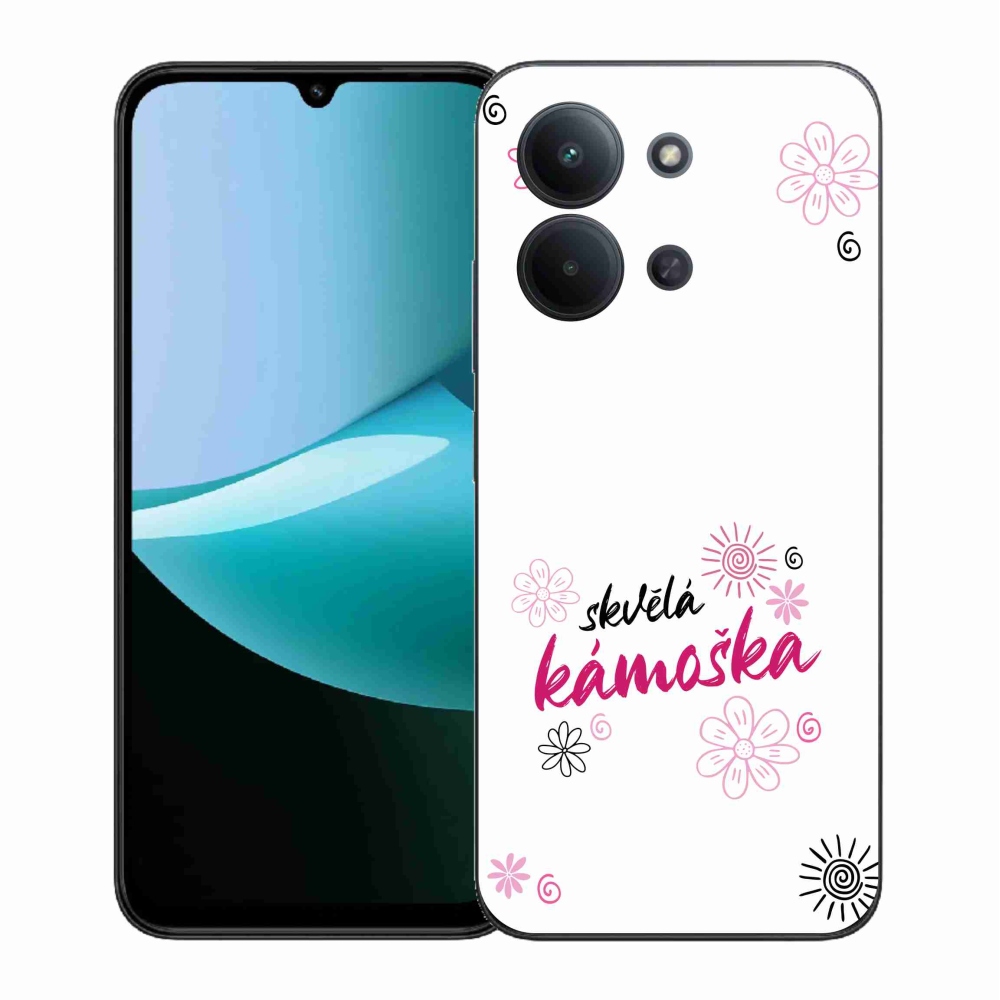 Gelový kryt mmCase na Xiaomi Redmi 15C 4G (171mm)/Poco C85 4G (171mm) - skvělá kámoška bílé pozadí