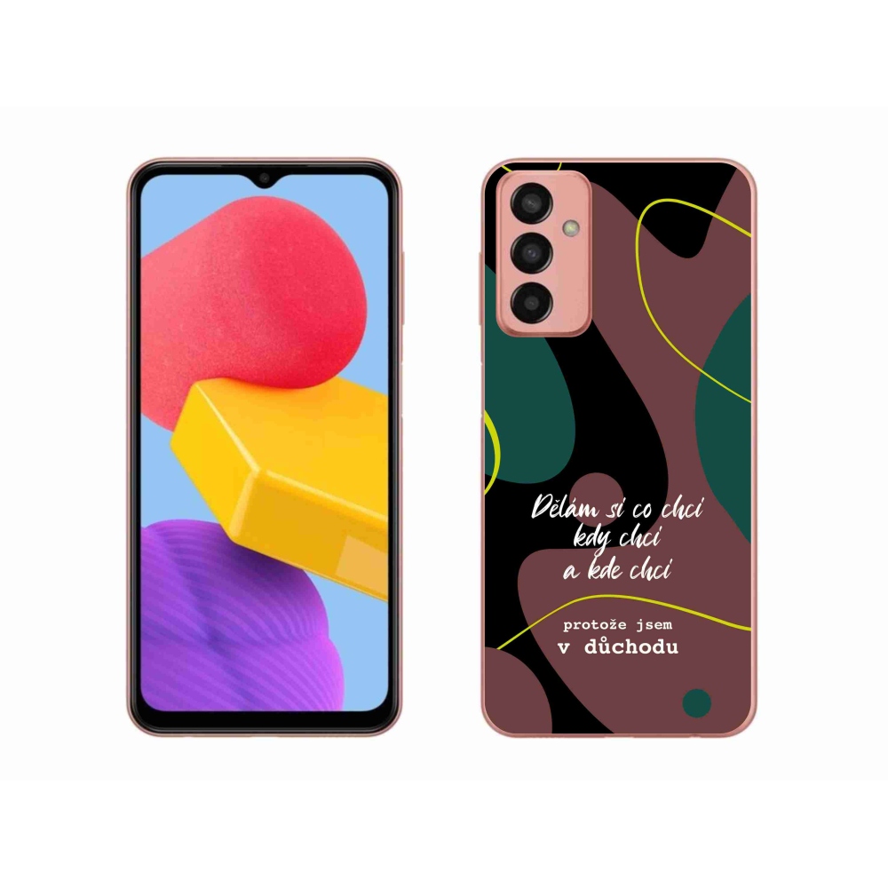 Gelový kryt mmCase na Samsung Galaxy M13 - vtipný text 10 černé pozadí