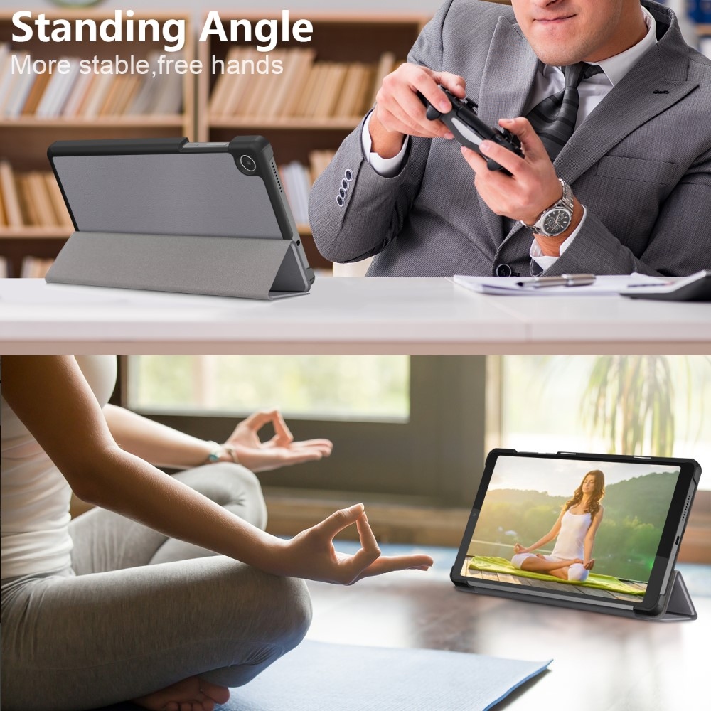 Stand zavírací pouzdro na Lenovo Tab M8 4. Gen (2024) - šedé