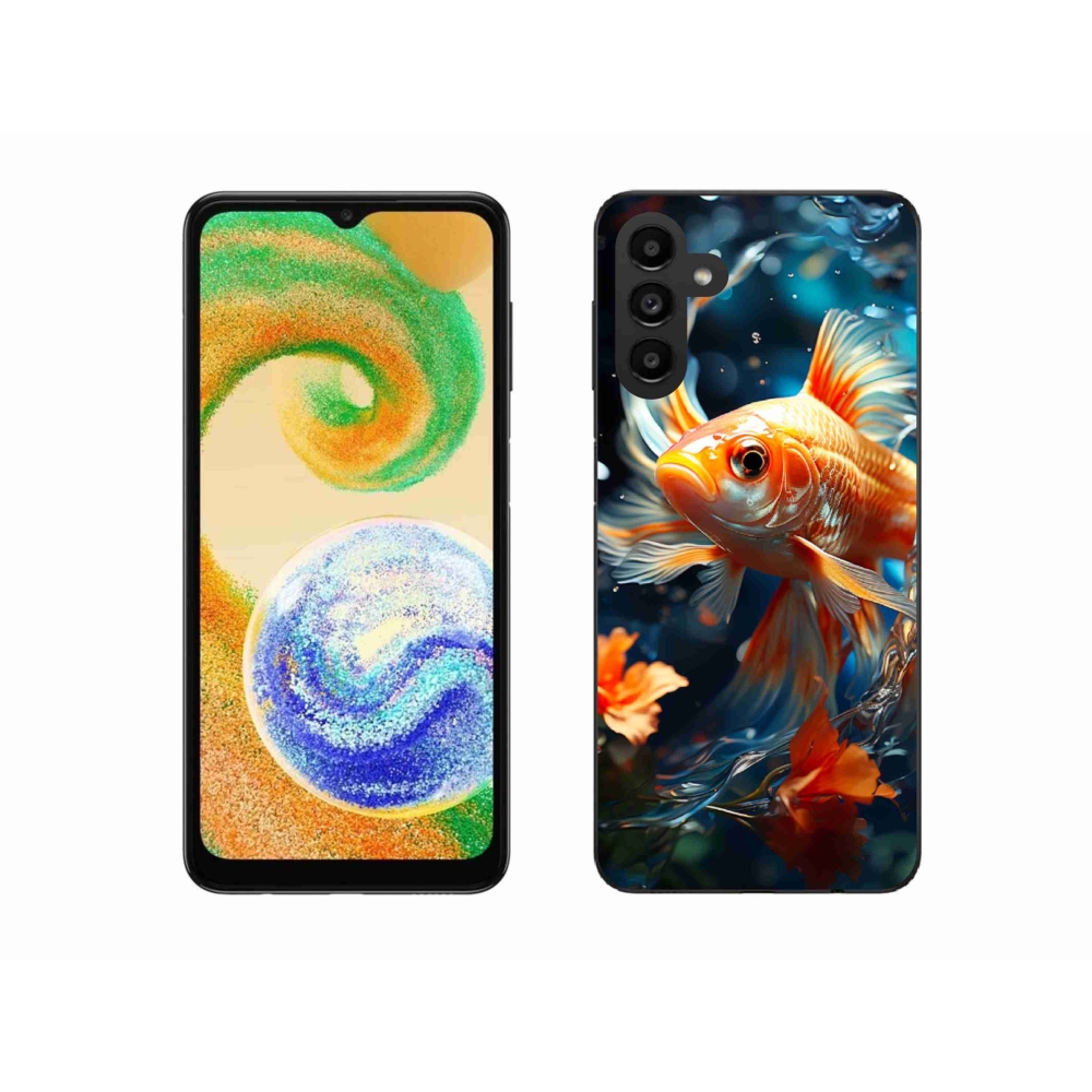 Gelový kryt mmCase na Samsung Galaxy A04s (164.7x76.7x9.1mm) - rybka