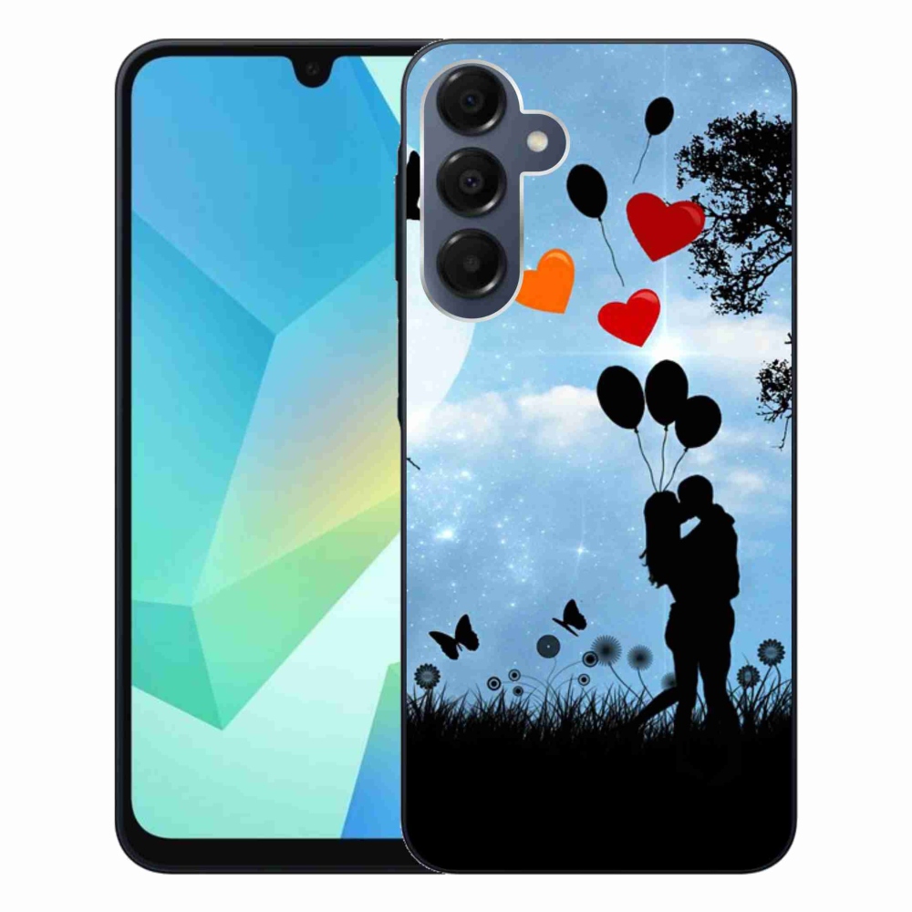 Gelový obal mmCase na Samsung Galaxy A16 4G/5G - zamilovaný pár