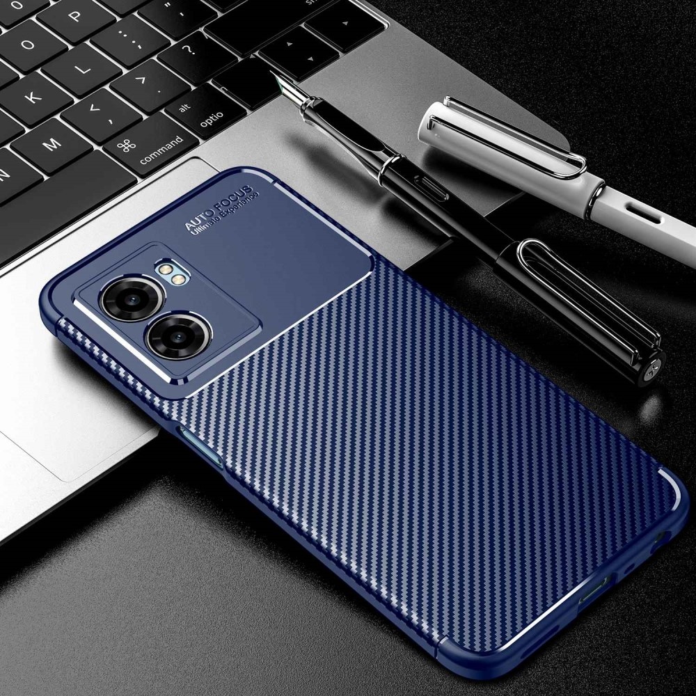Fiber odolný gelový obal na Realme Narzo 50 - modrý