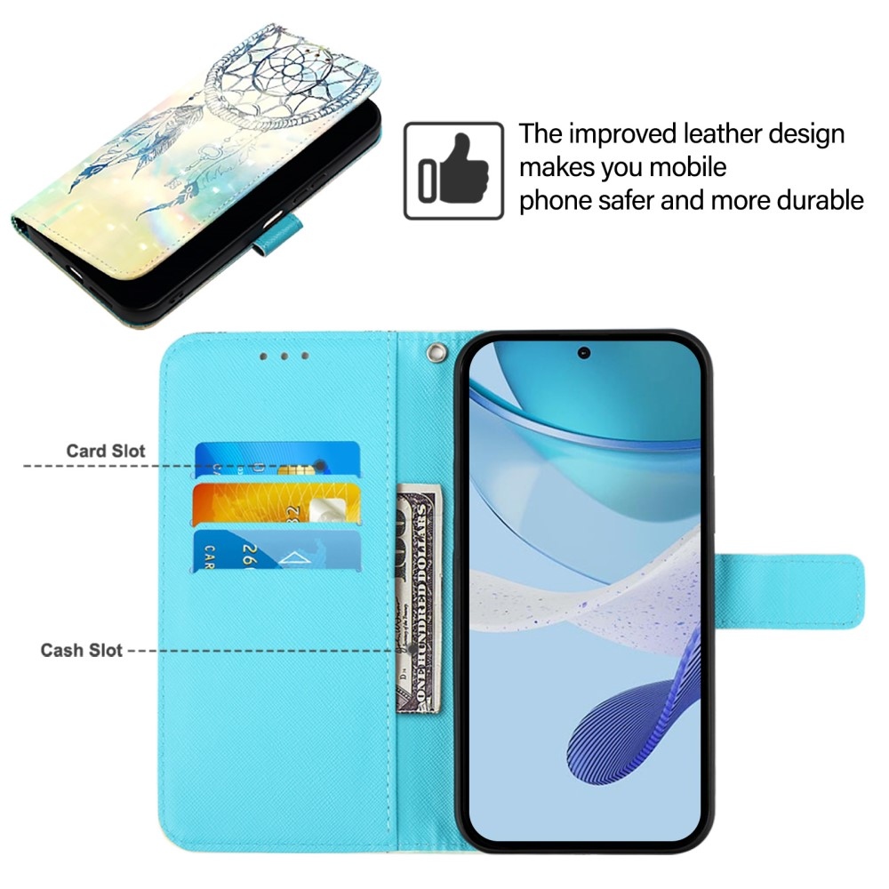 Patte knížkové pouzdro na Samsung Galaxy M55 5G - lapač snů