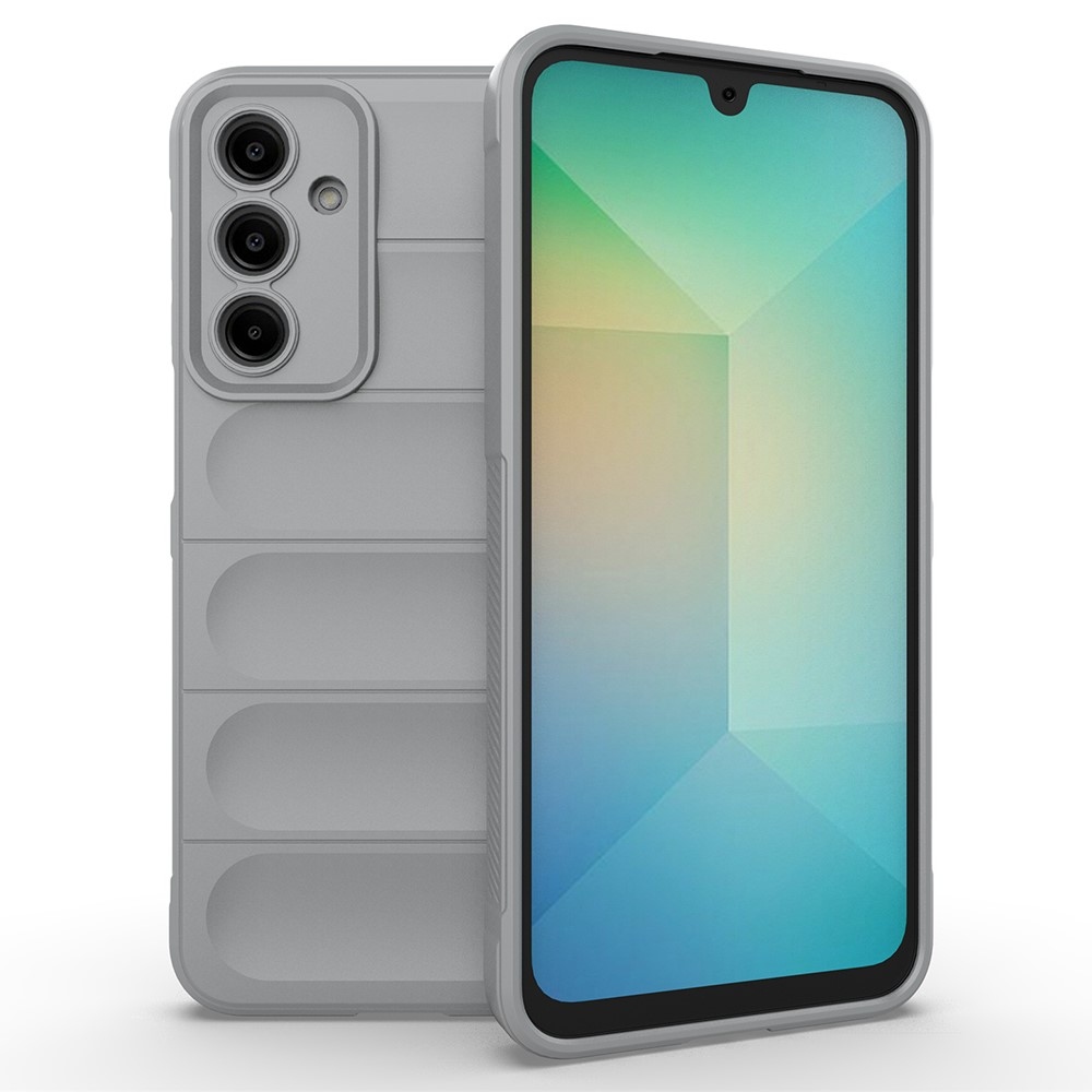 Rugg odolný gelový obal na Samsung Galaxy A56 5G - světlešedý