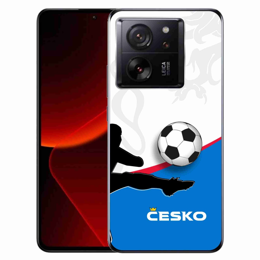 Gelový kryt mmCase na Xiaomi 13T/13T Pro - fotbal Česko 3