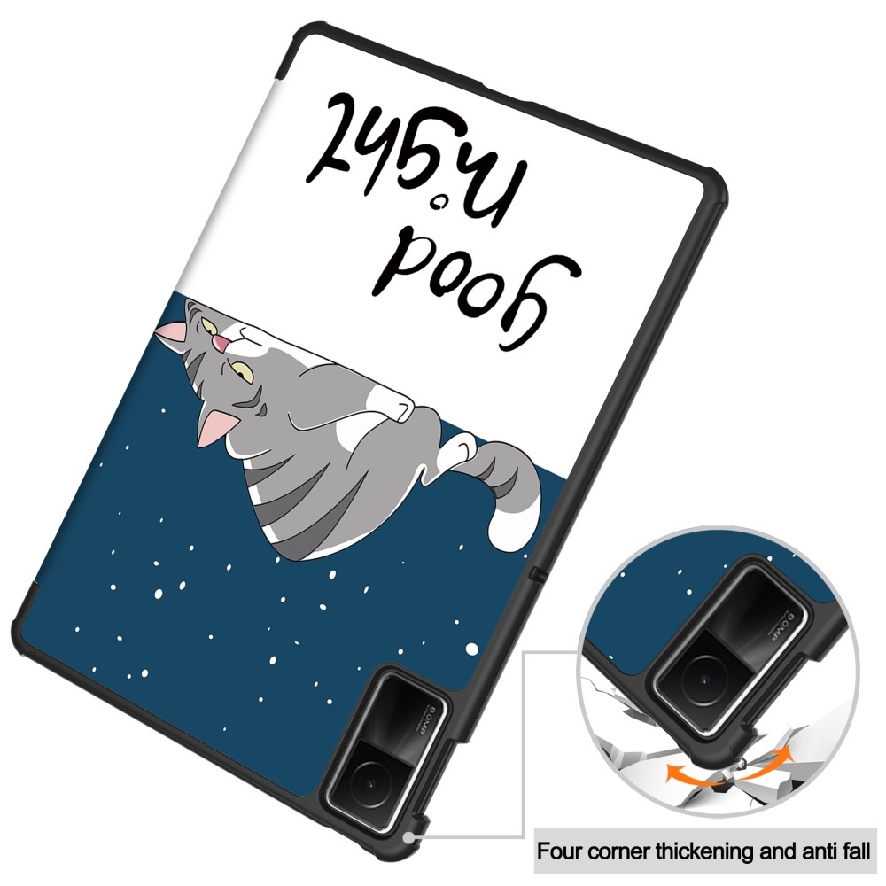 Print chytré zavírací pouzdro na Xiaomi Redmi Pad SE - kočka