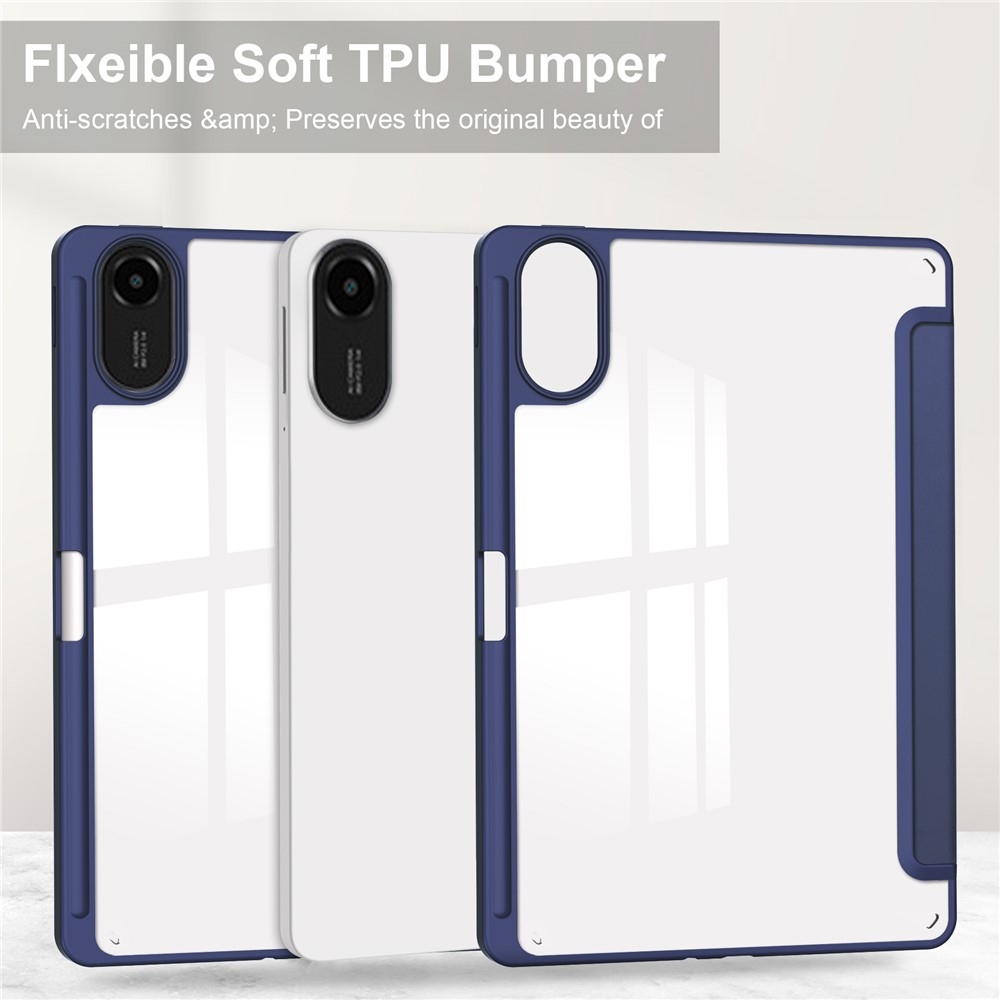 Case chytré zavírací pouzdro na tablet Xiaomi Redmi Pad 2 - tmavěmodré
