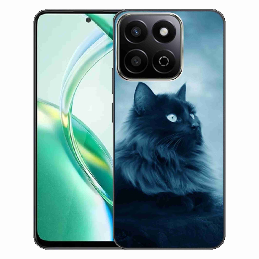 Gelový obal mmCase na Honor 200 Smart 5G - černá kočka 1