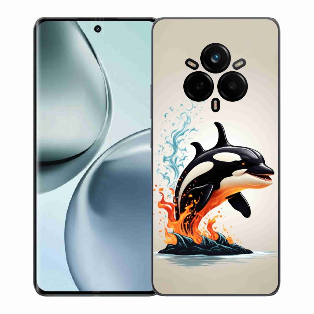 Gelový kryt mmCase na Realme 14 Pro+ 5G - kosatka