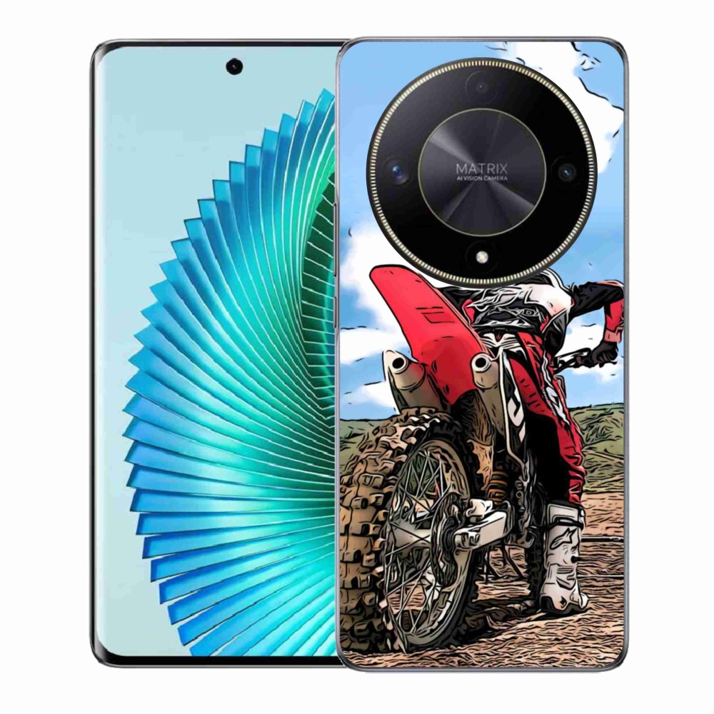 Gelový kryt mmCase na Honor Magic 6 Lite 5G - moto