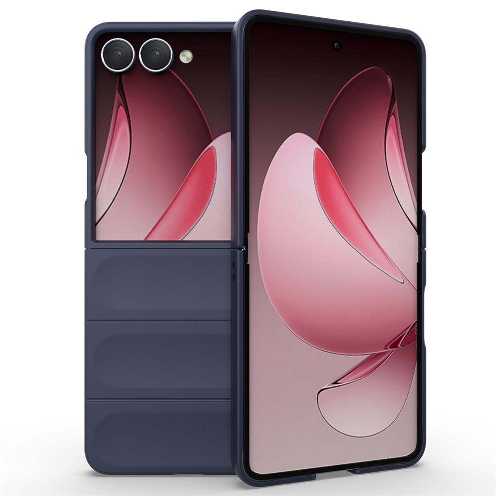 Rugg odolný gelový obal na Samsung Galaxy Z Flip7 5G - tmavěmodrý