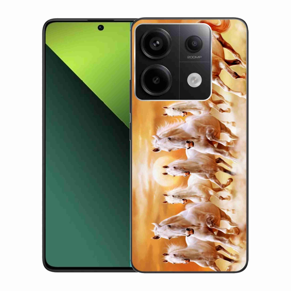 Gelový obal mmCase na Xiaomi Redmi Note 13 Pro 5G/Poco X6 5G - koně 2