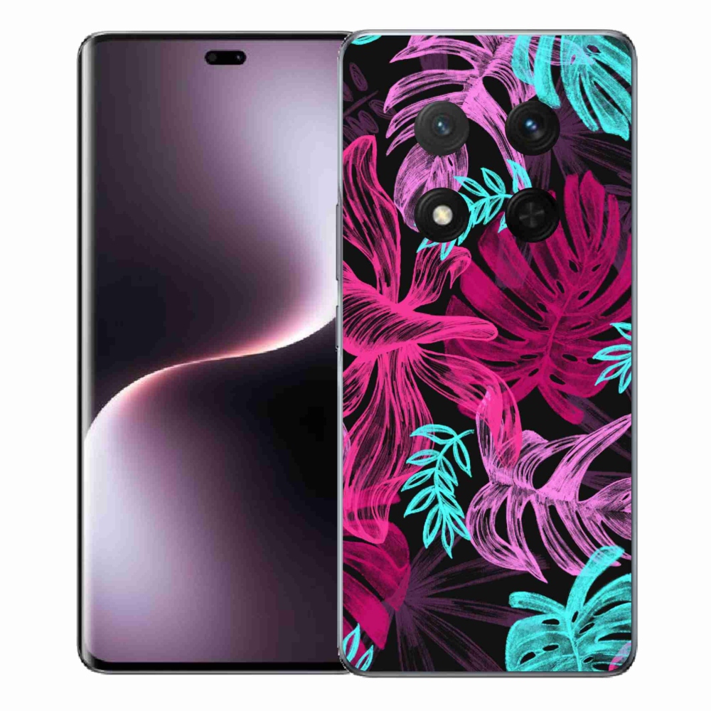 Gelový kryt mmCase na Honor Magic 7 Lite 5G - květiny 1