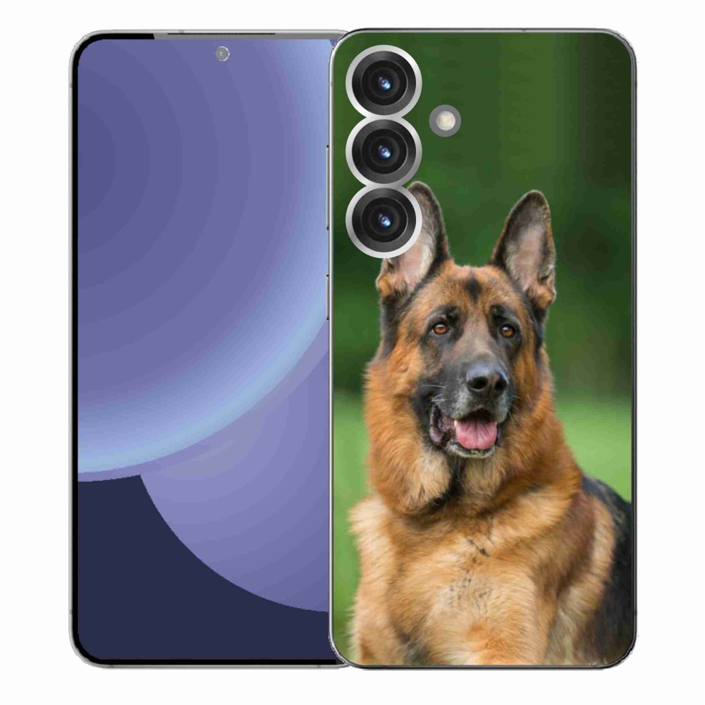 Gelový kryt mmCase na Samsung Galaxy S25+ - německý ovčák