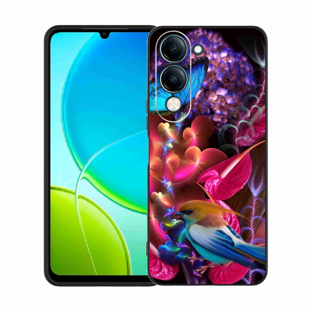 Gelový kryt mmCase na Vivo Y29s 5G - barevné květiny