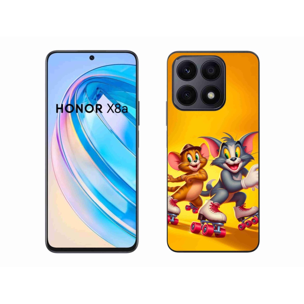 Gelový kryt mmCase na Honor X8a - tom a jerry