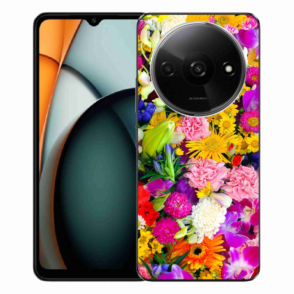 Gelový kryt mmCase na Xiaomi Redmi A3 - květiny 12