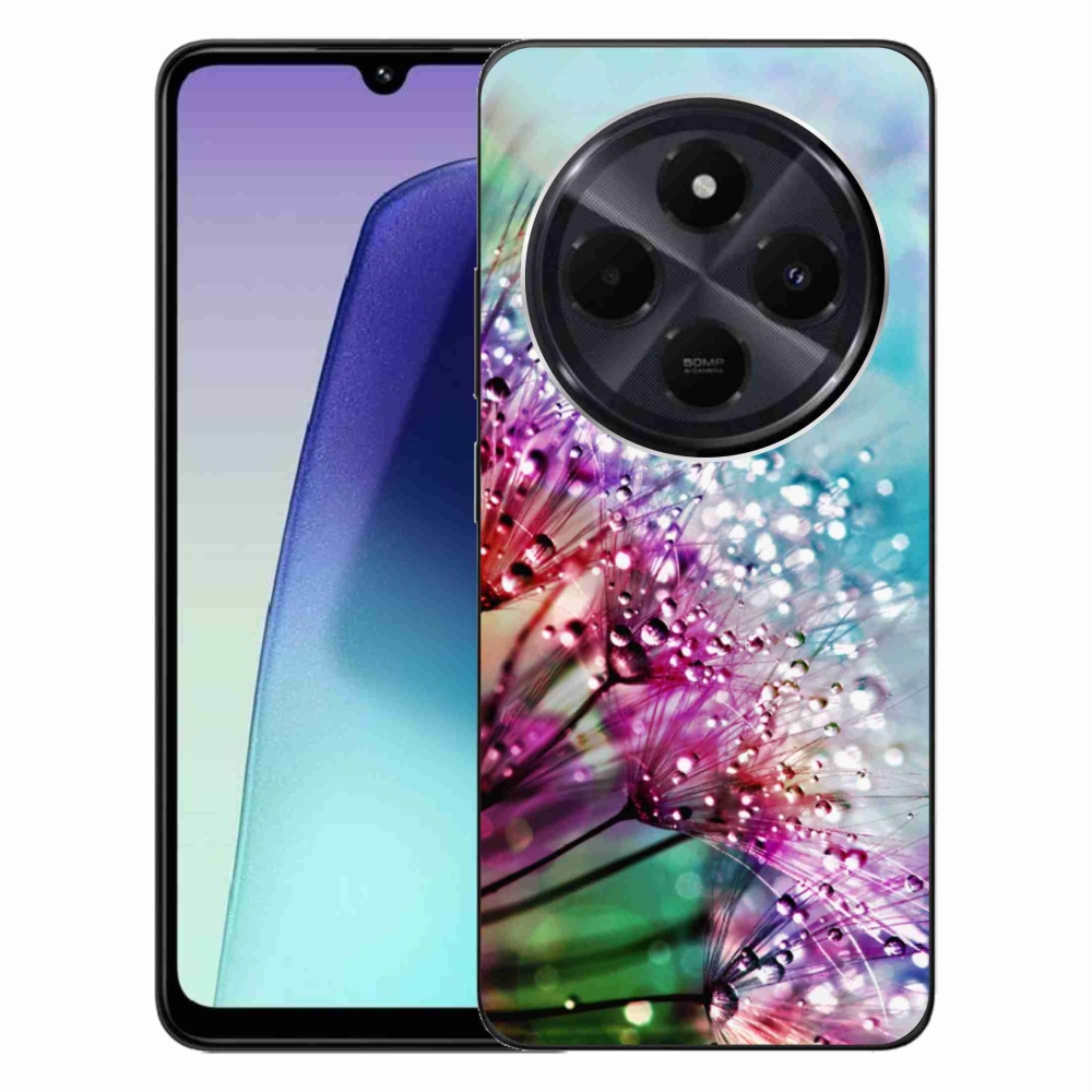 Gelový kryt mmCase na Xiaomi Redmi 14C/Poco C75 - barevné květy