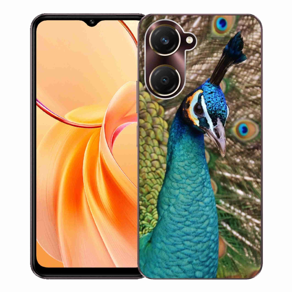 Gelový kryt mmCase na Vivo Y28s 5G - páv