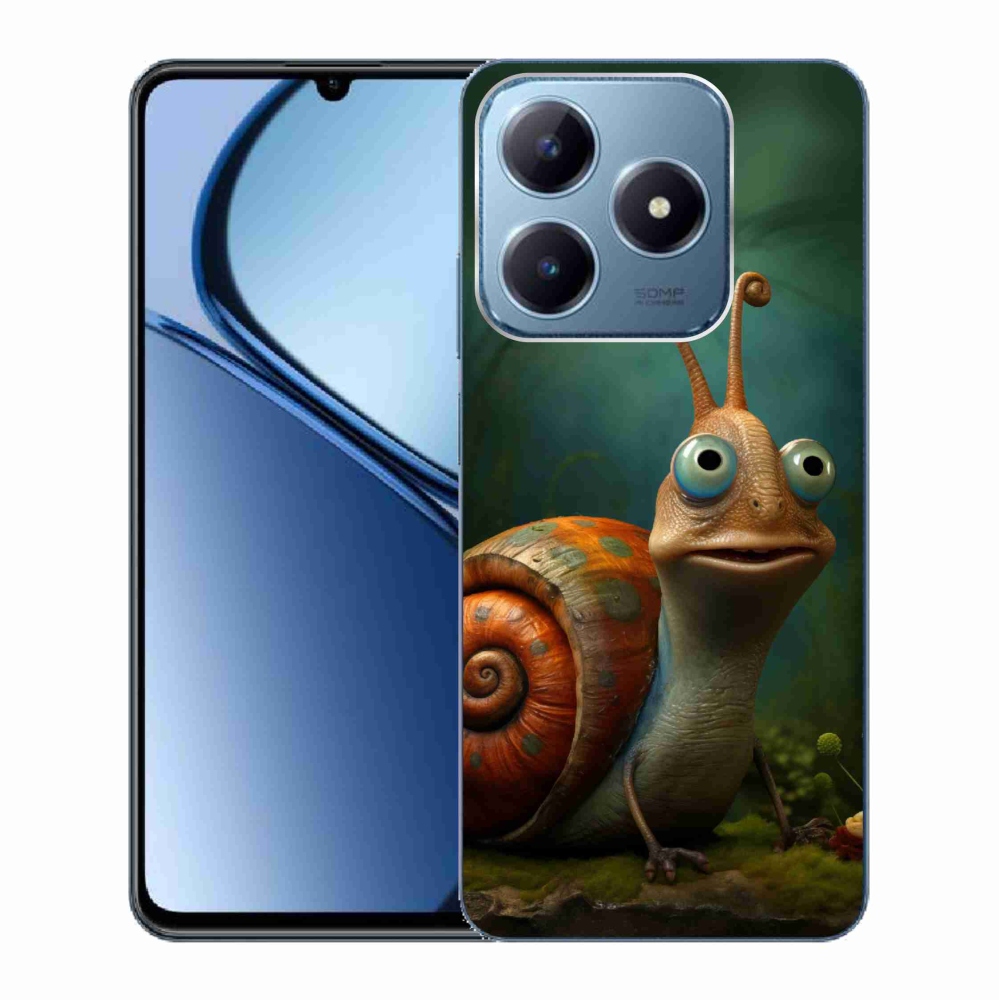 Gelový kryt mmCase na Realme C63 - šnek