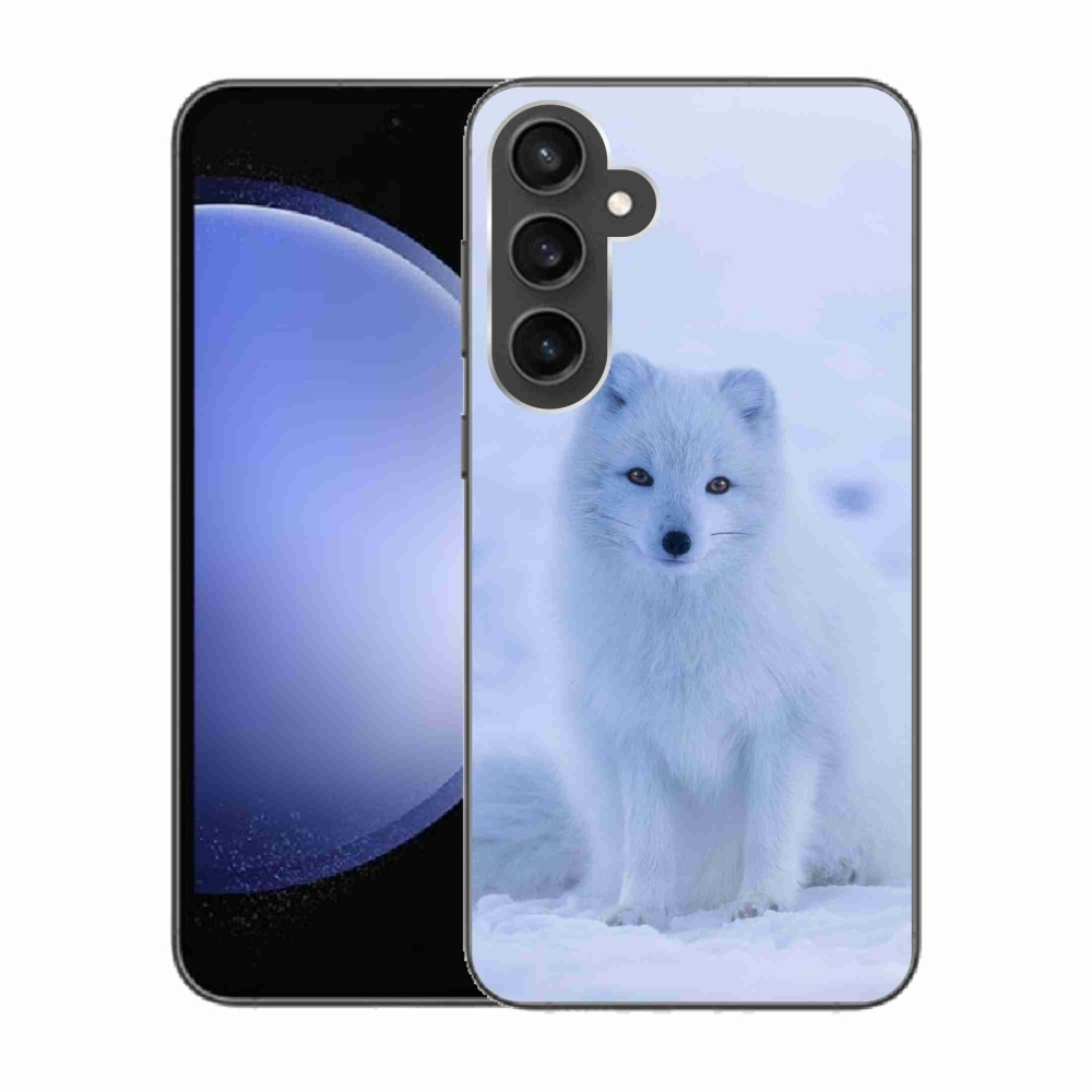 Gelový kryt mmCase na Samsung Galaxy S23 FE - polární liška