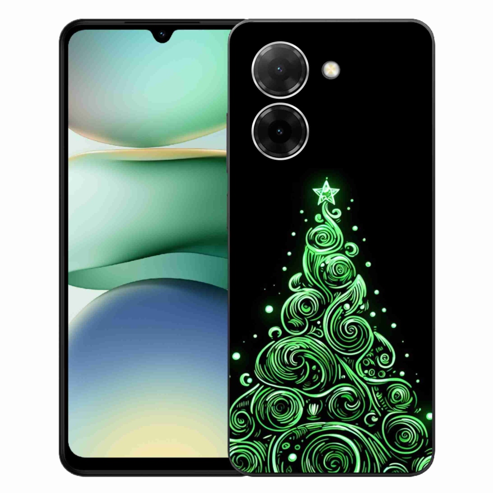 Gelový kryt mmCase na Xiaomi Redmi A5 (173.45x79.35x8.45mm) - neonový vánoční stromek 3