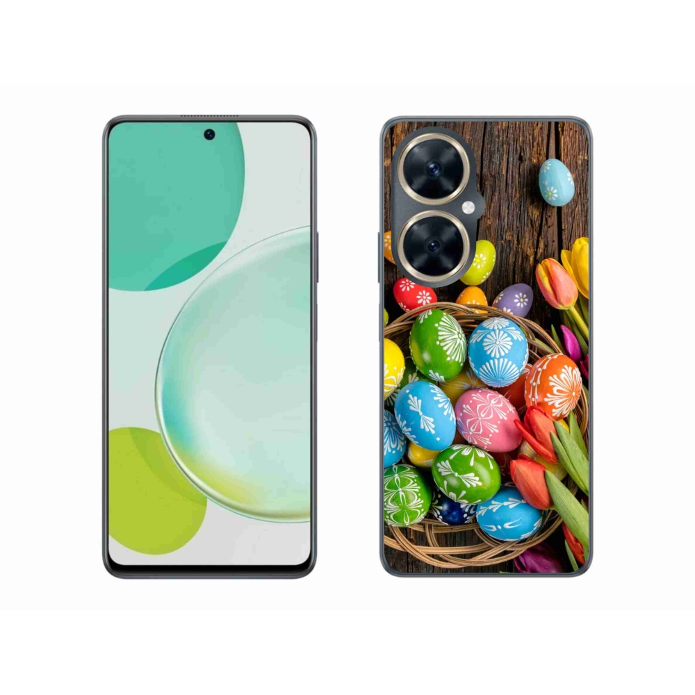Gelový kryt mmCase na Huawei Nova 11i - velikonoční vajíčka