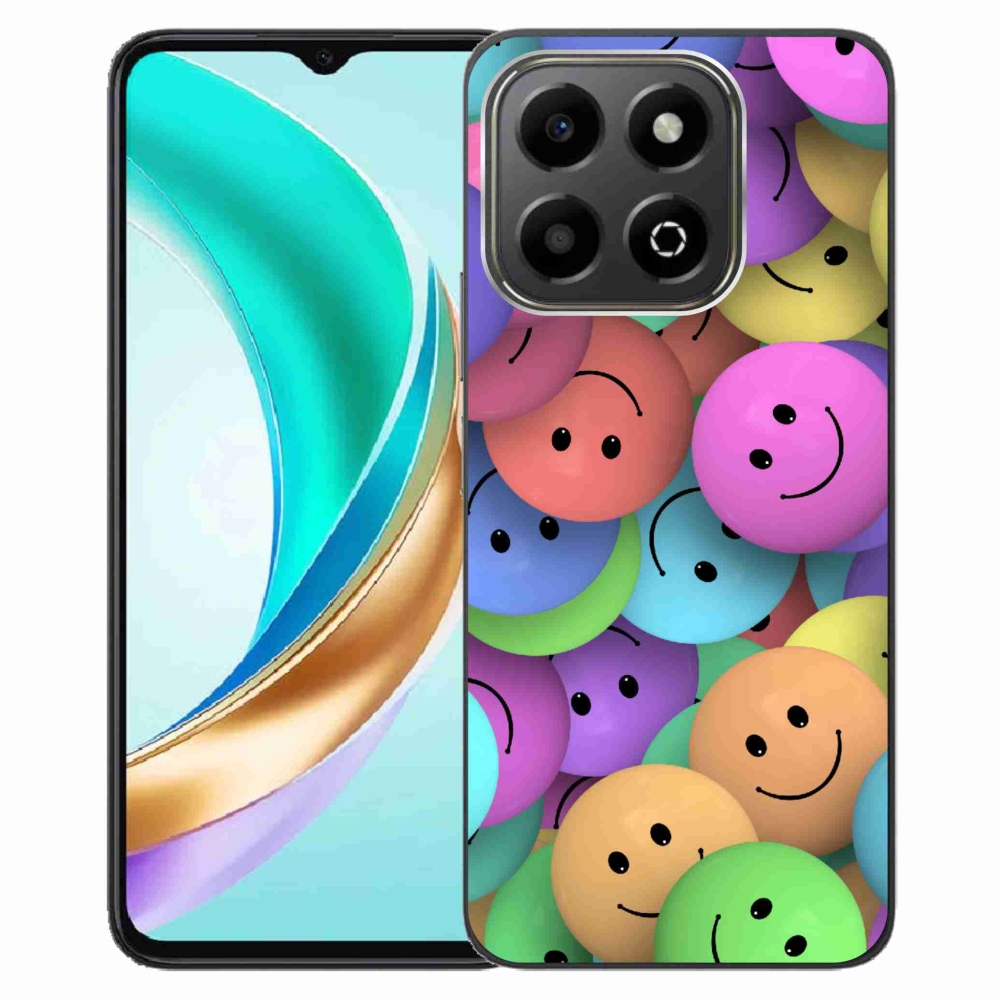 Gelový kryt mmCase na Honor X6b - barevní smajlíci