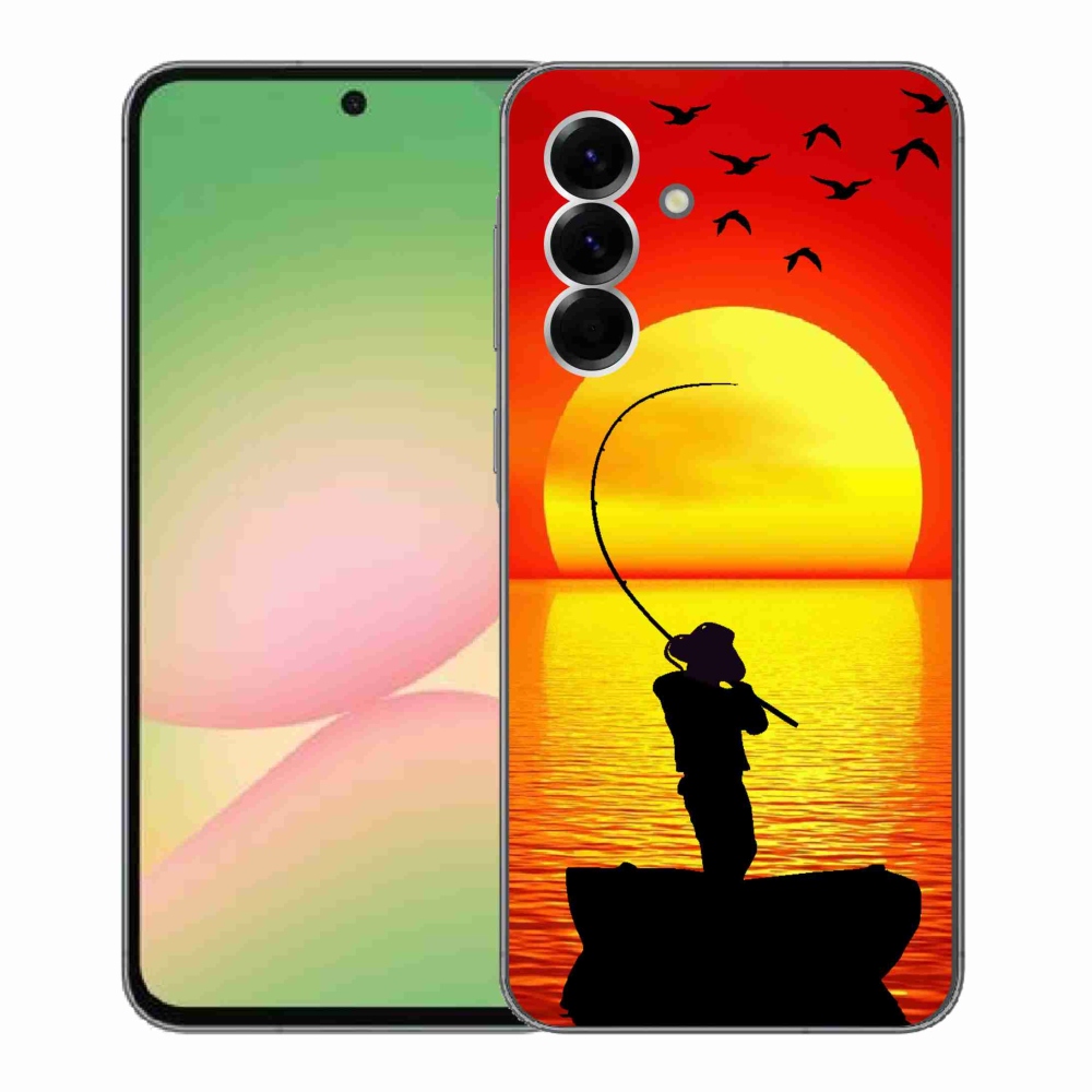 Gelový kryt mmCase na Samsung Galaxy A56 5G - rybaření