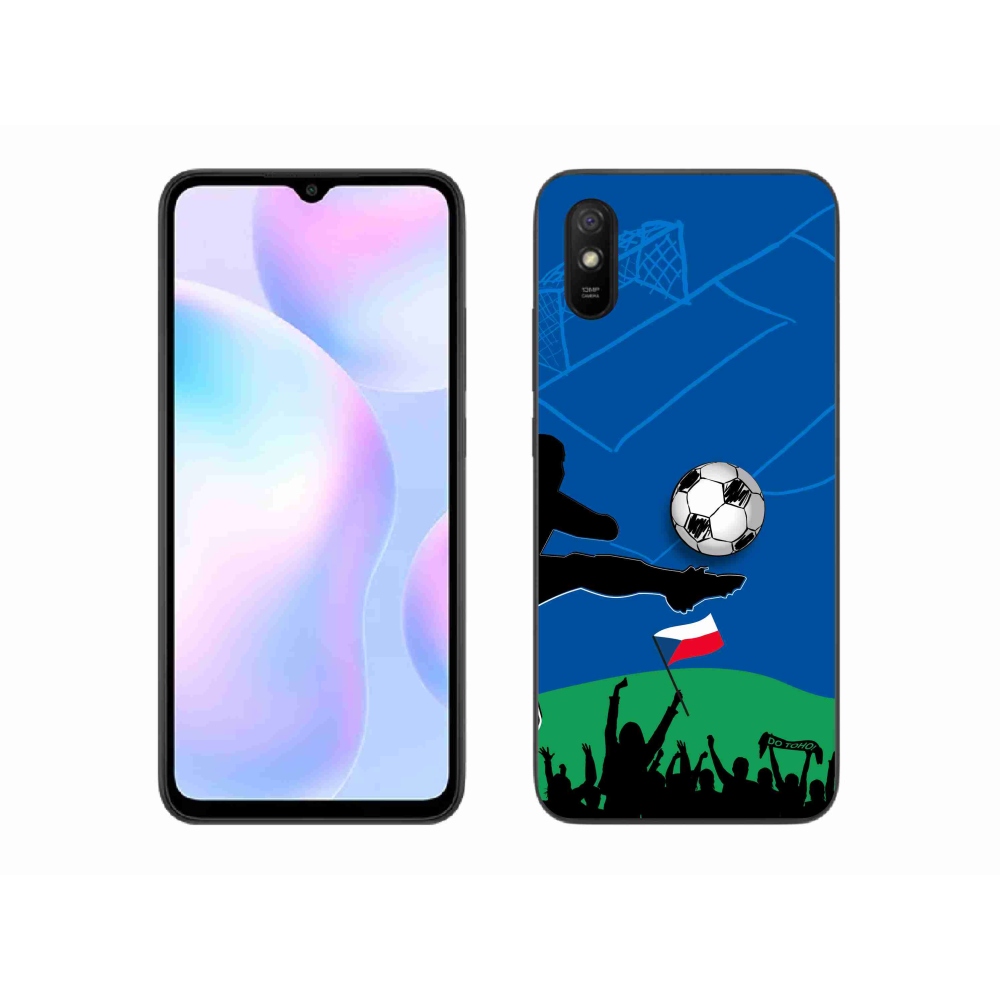 Gelový kryt mmCase na Xiaomi Redmi 9A - fanoušci fotbalu