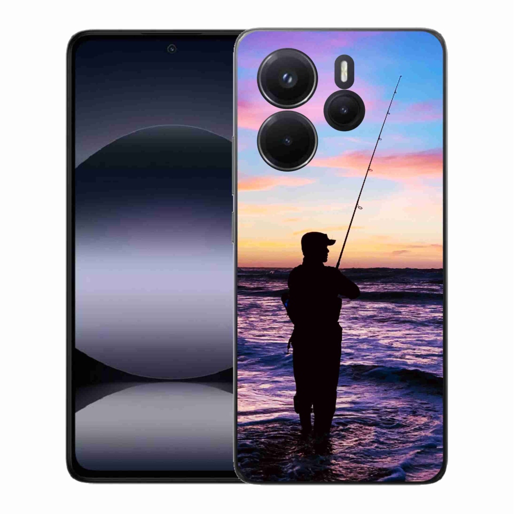 Gelový kryt mmCase na Xiaomi Redmi Note 14 - rybaření 1
