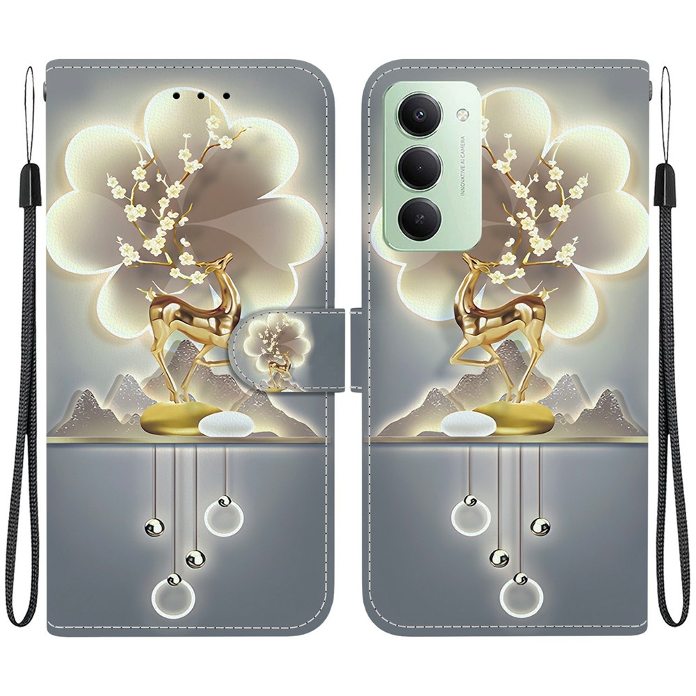 Versatile knížkové pouzdro na Xiaomi Redmi 15 4G (171mm) - jelen sika