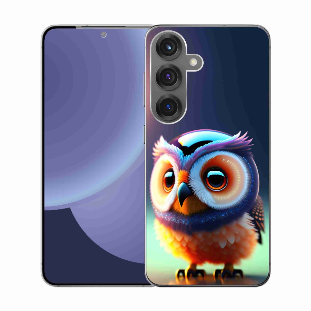 Gelový kryt mmCase na Samsung Galaxy S25 - sovička