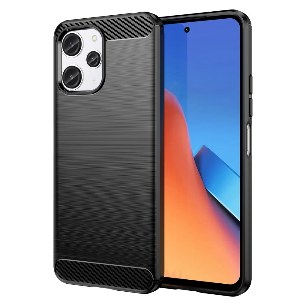 Fiber odolný gelový obal na Xiaomi Redmi 12 4G/5G - černý