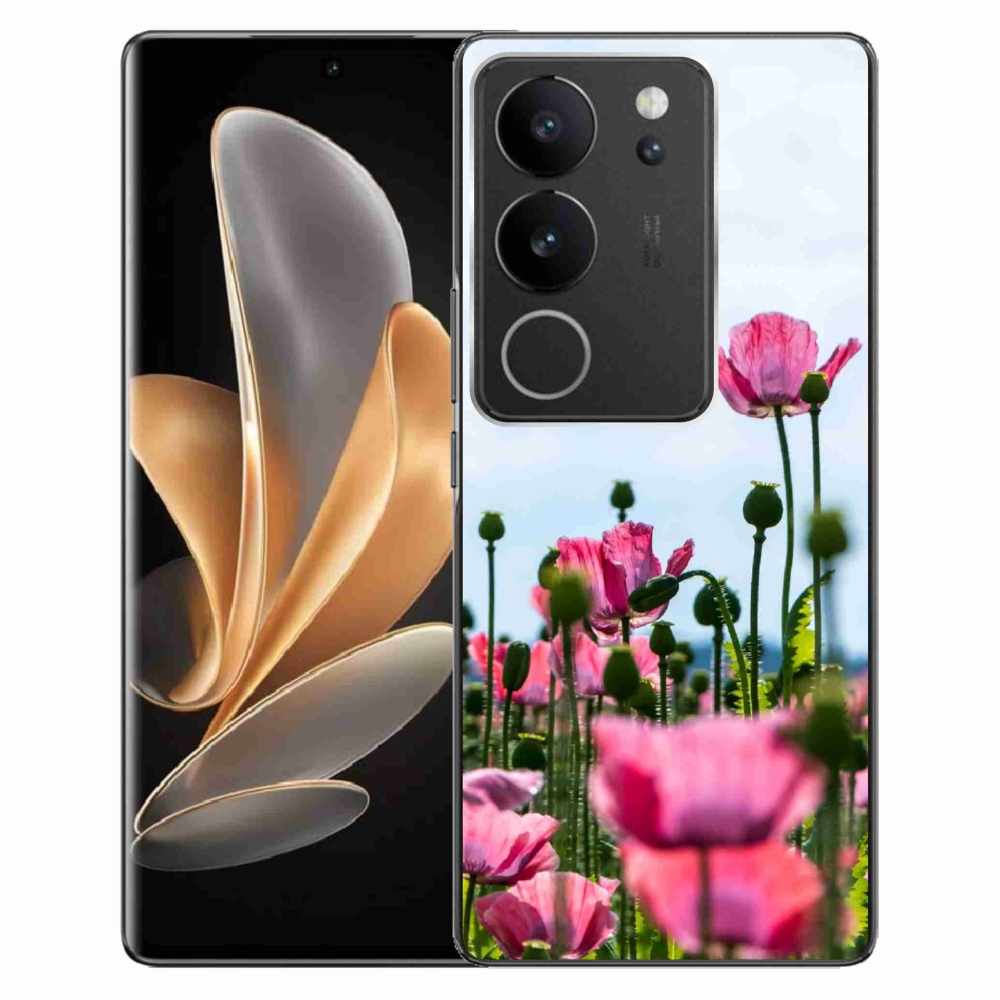 Gelový kryt mmCase na Vivo V29 5G - vlčí mák
