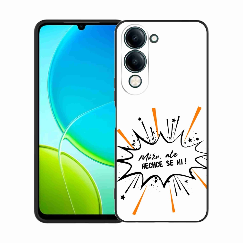 Gelový kryt mmCase na Vivo Y29s 5G - vtipný text 11 bílé pozadí