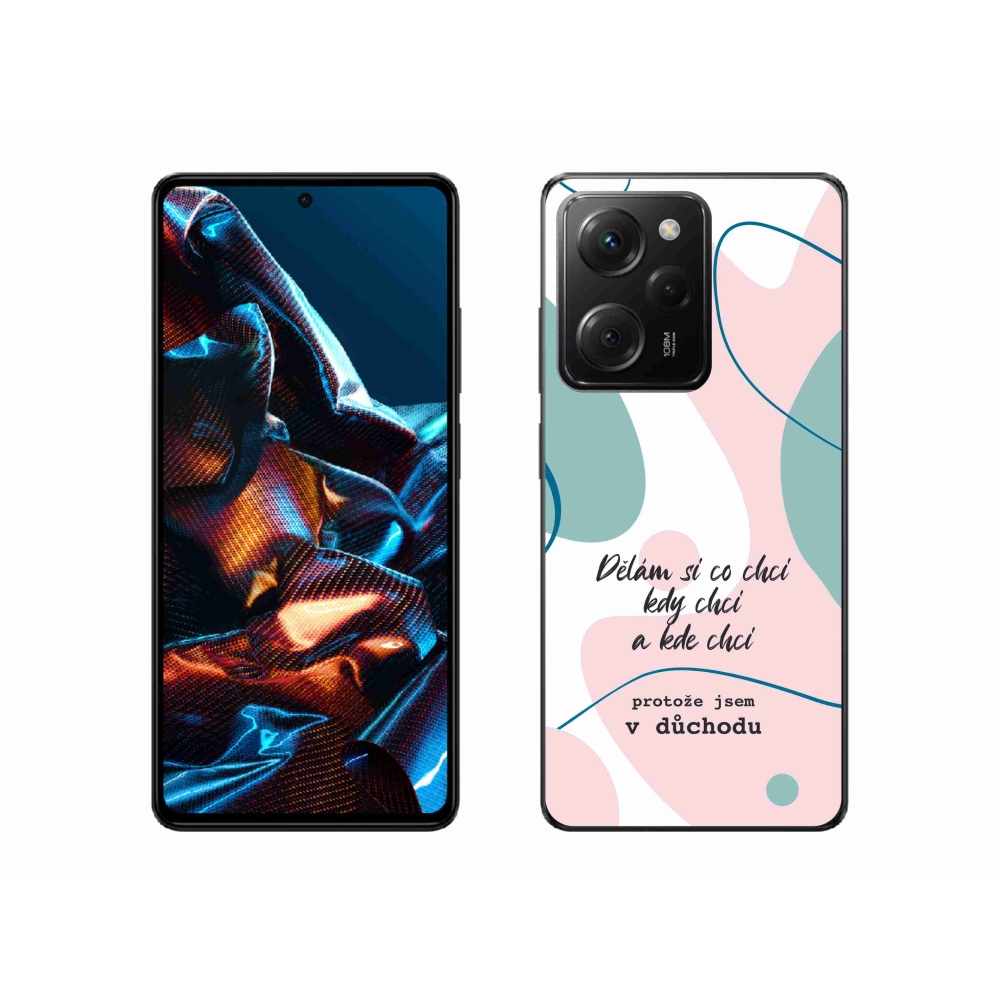 Gelový kryt mmCase na Xiaomi Poco X5 Pro 5G - vtipný text 10 bílé pozadí