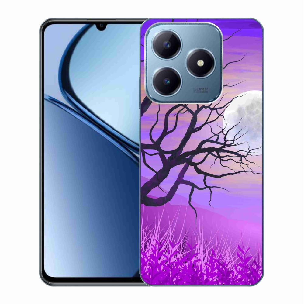 Gelový obal mmCase na Realme C63 - kreslený opadaný strom
