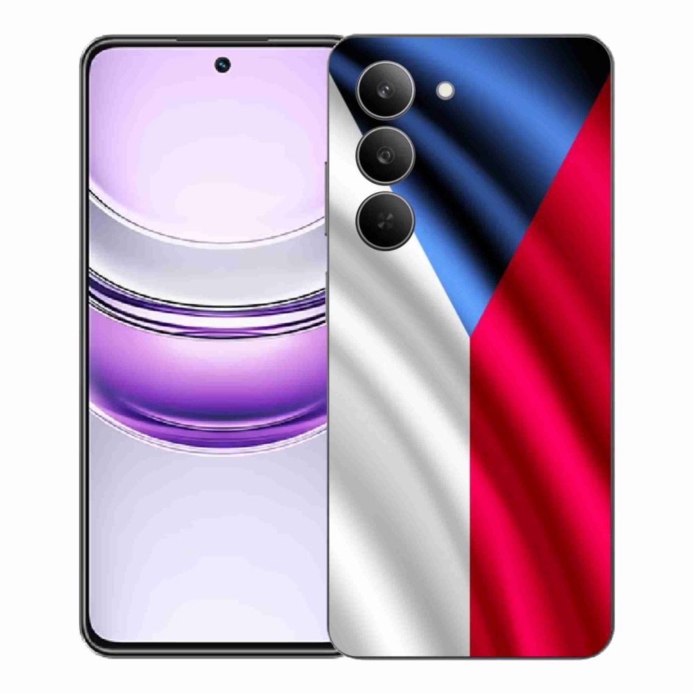 Gelový kryt mmCase na Realme 14x 5G - česká vlajka